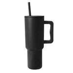 40oz Insulated Tumbler with Handle and Straw | Stainless Steel Travel Mug