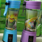 Close-up of 6-blade stainless steel cutting system crushing fruit and ice smoothly.