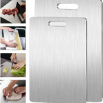 Pure Titanium Double-Sided Cutting Board - Antibacterial & Mold-Proof Kneading Dough Board