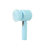 Electric Cleaning Brush Set - Multi-Head Kitchen & Bathroom Scrubber
