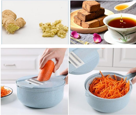 Full mandoline slicer kit with all included accessories