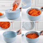 8-in-1 Mandoline Slicer - Vegetable Cutter, Grater & Peeler Set