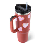 40oz tumbler gift set ideal for Valentine's Day or birthday