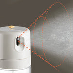 2-in-1 glass oil dispenser bottle sitting neatly on a modern kitchen countertop